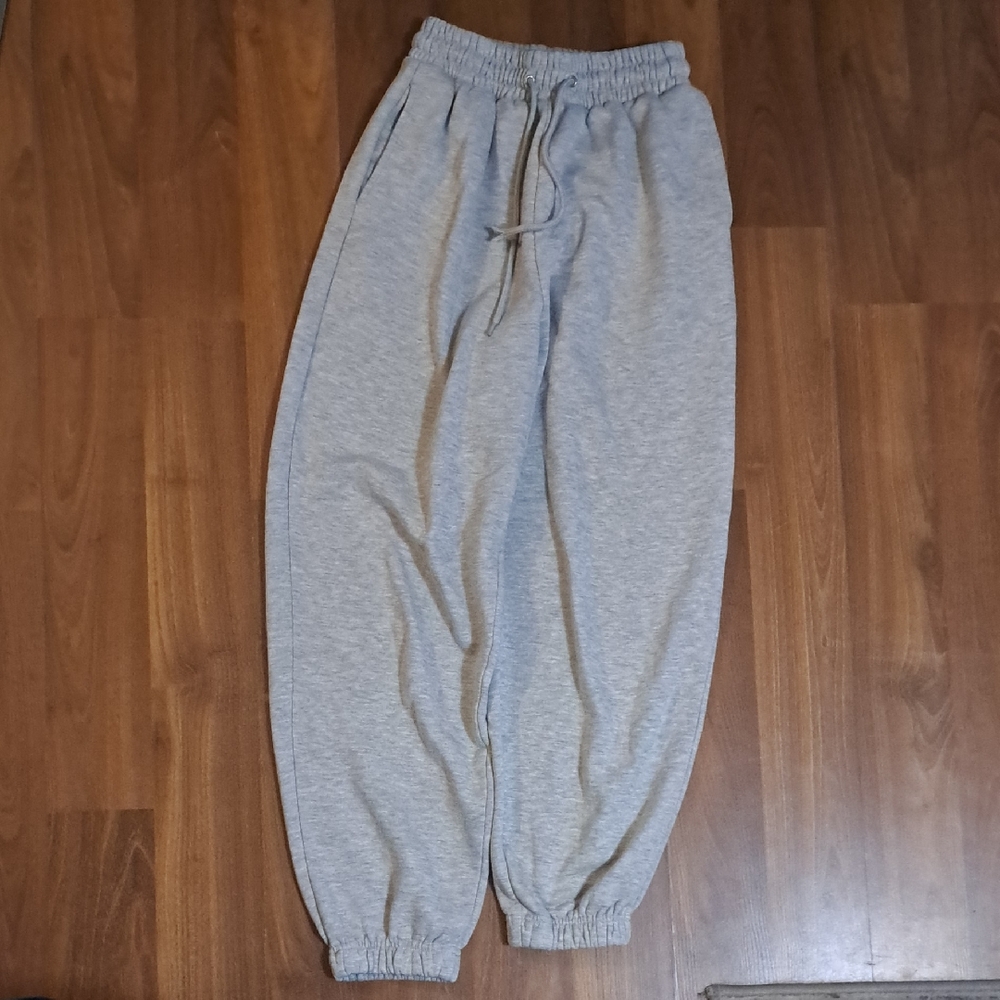 Streetwear Society Light Gray Drawstring Joggers